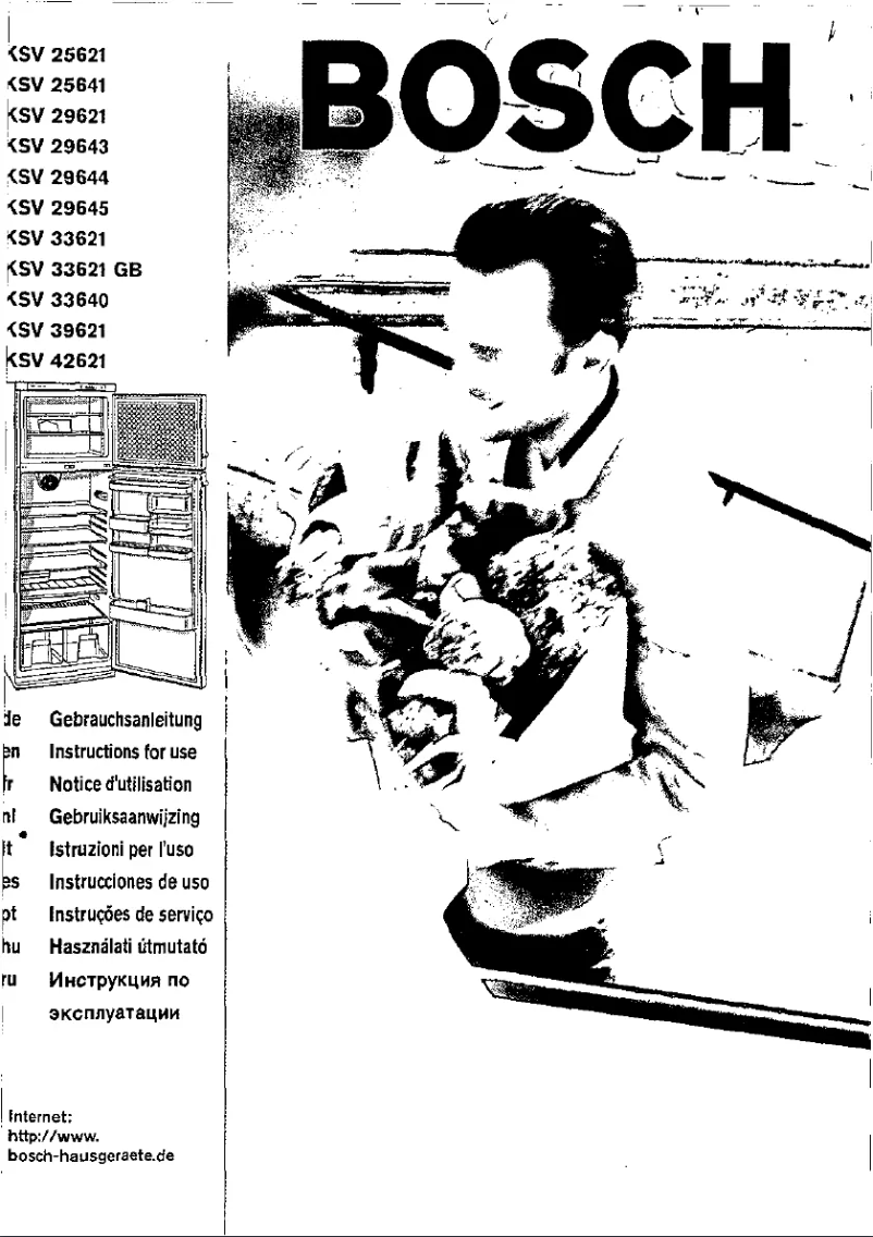 Page 1 de la notice Manuel utilisateur Bosch KSV29645