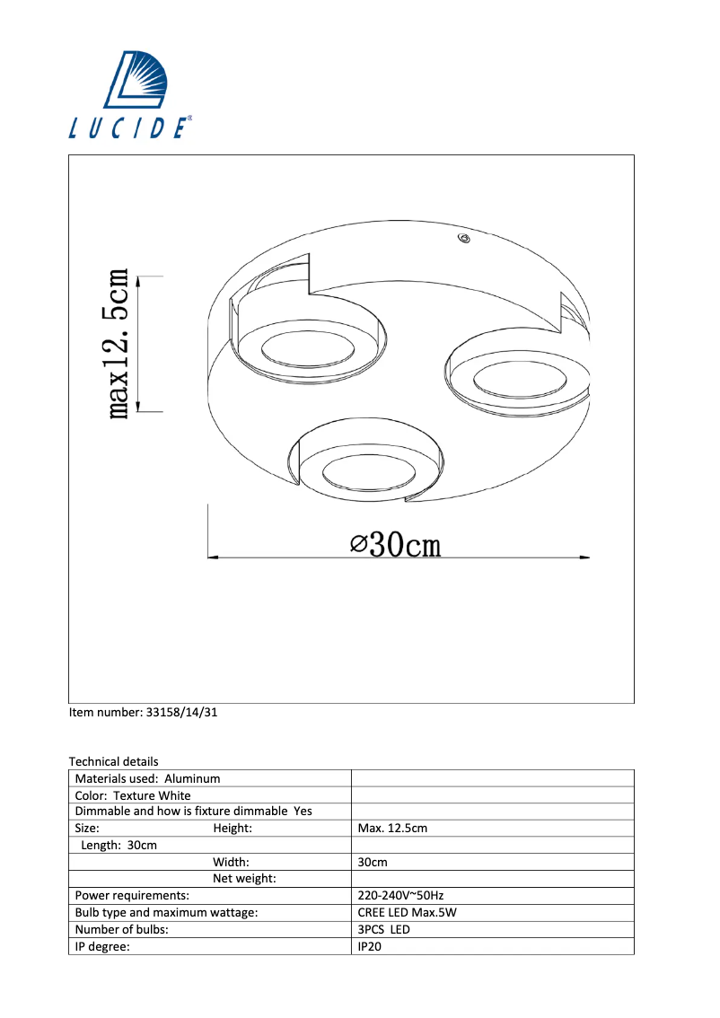 Image de la première page du manuel de l'appareil Mitrax 33158/14/31