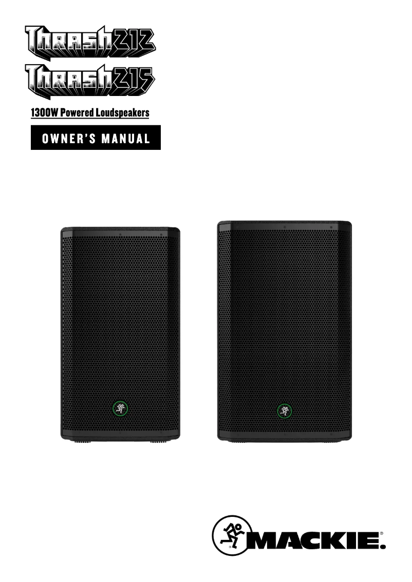 Page n°1 - Manuel utilisateur Mackie Thrash 215
