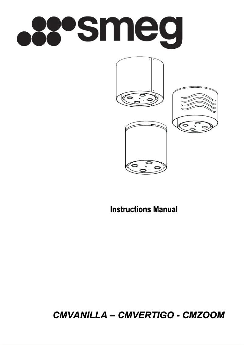 Page 1 de la notice Manuel utilisateur Smeg CMVERTIGO