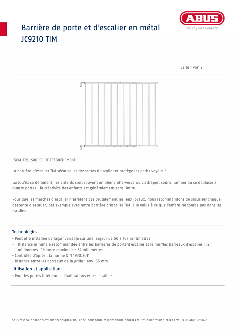 Image de la première page du manuel de l'appareil JC9210 TIM