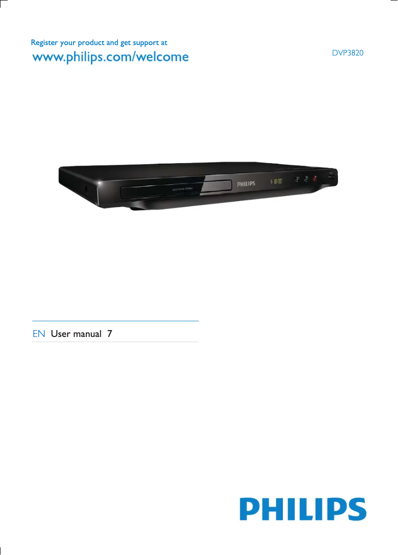 Imagen de la primera página del manual del dispositivo DVP3820