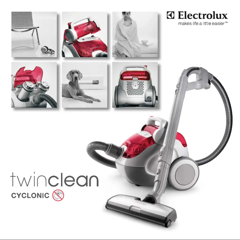 Page 1 de la notice Manuel utilisateur Electrolux TwinClean Z8223