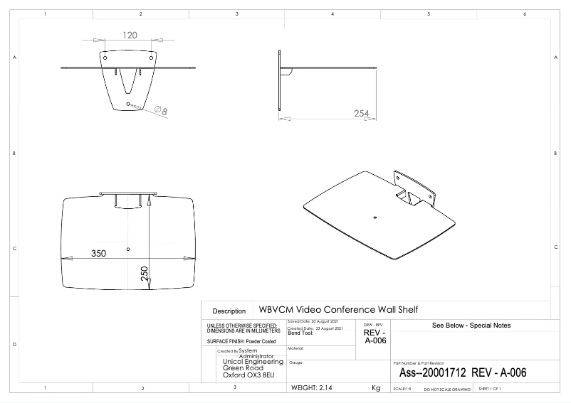 Page 1 de la notice Manuel utilisateur Unicol WBVC
