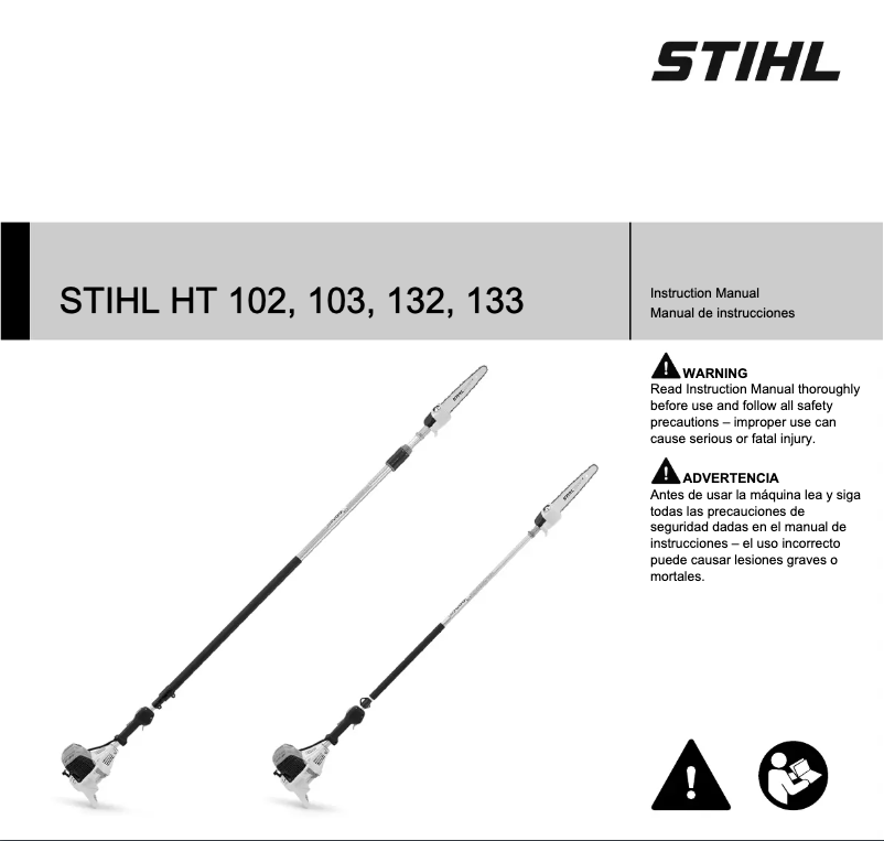 Página 1 del manual Manual de usuario Stihl HT 103