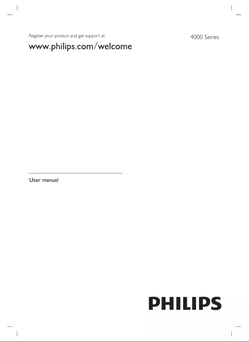Page n°1 - Manuel utilisateur Philips 24PHA4003