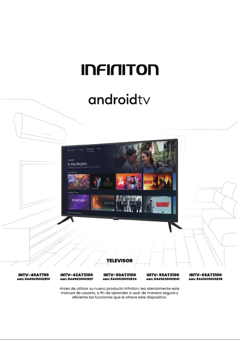Page n°1 - Manuel utilisateur Infiniton INTV-65AT3100