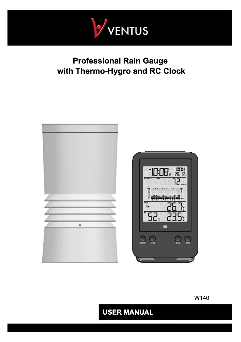 Page n°1 - Manuel utilisateur Ventus W140