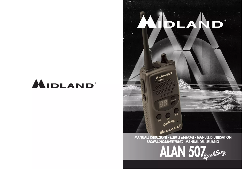 Page n°1 - Manuel utilisateur Midland ALAN 507
