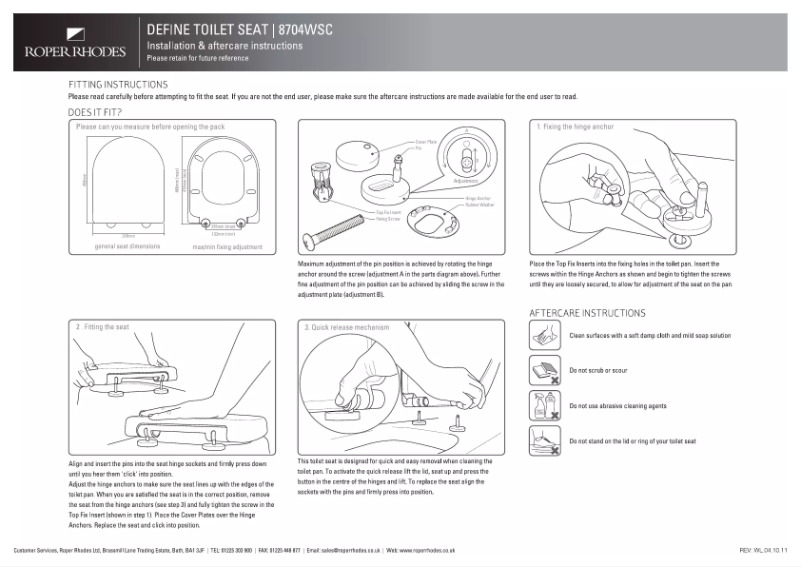 Image de la première page du manuel de l'appareil Note