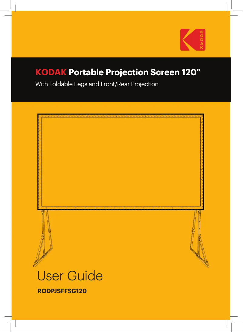 Página 1 del manual Manual de usuario Kodak RODPJSFFSG120