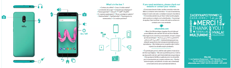 Page n°1 - Manuel utilisateur Wiko Lenny 5