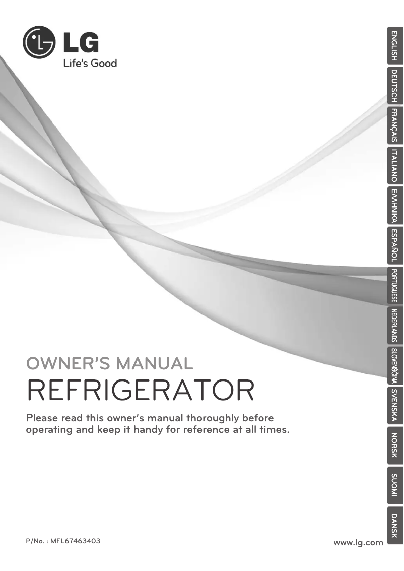 Page 1 de la notice Manuel utilisateur LG GL5141AVHW1