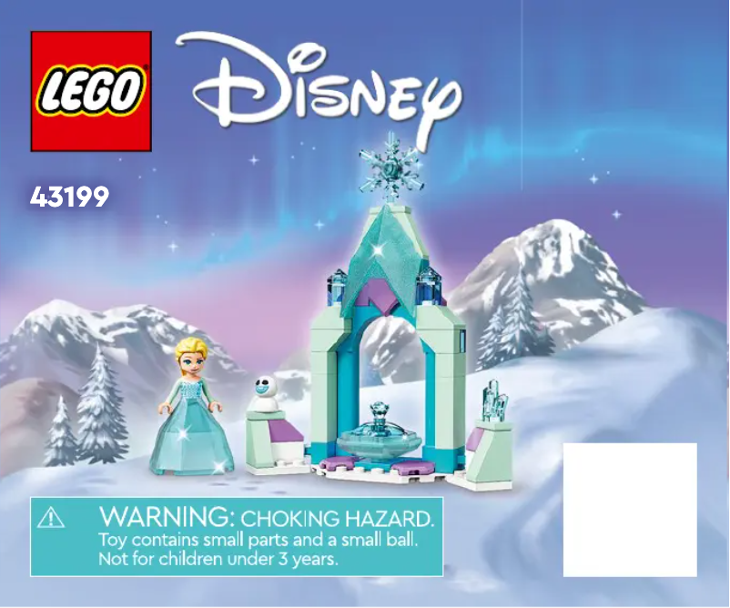 Page 1 de la notice Manuel utilisateur Lego Disney 43199