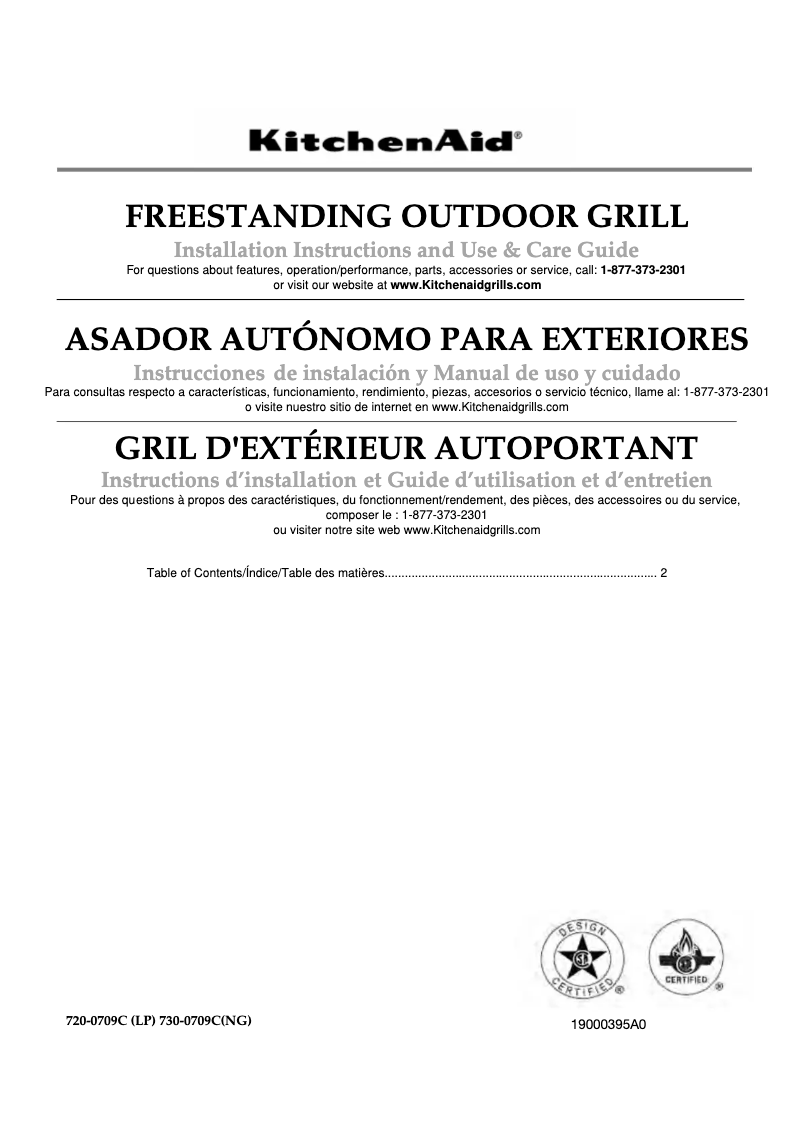 Image de la première page du manuel de l'appareil 730-0709C