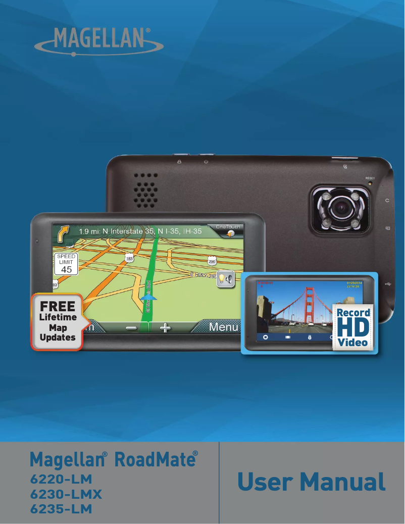 Page n°1 - Manuel utilisateur Magellan RoadMate 6220-LM