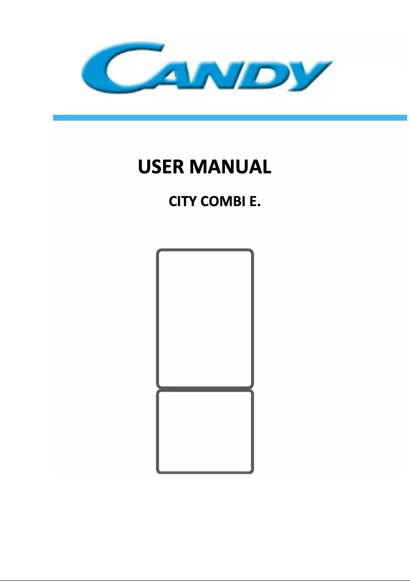 Page n°1 - Manuel utilisateur Candy CMCL 5172SKN