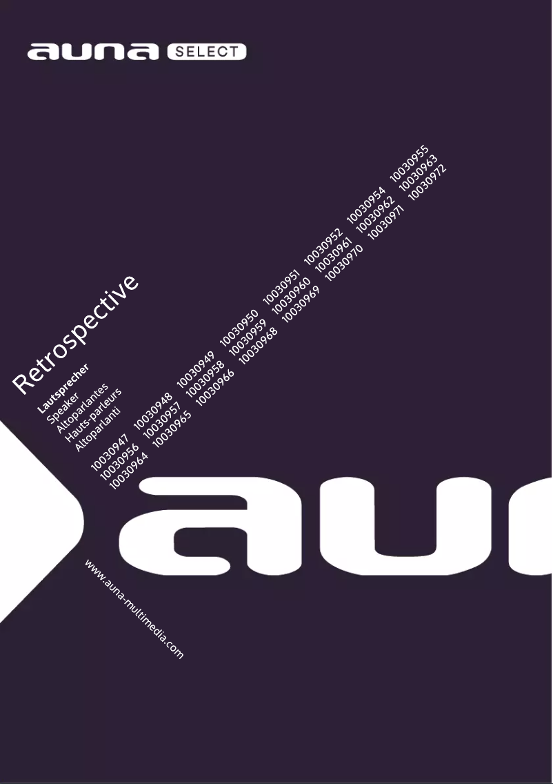 Page n°1 - Manuel utilisateur Numan Retrospective 1979 C