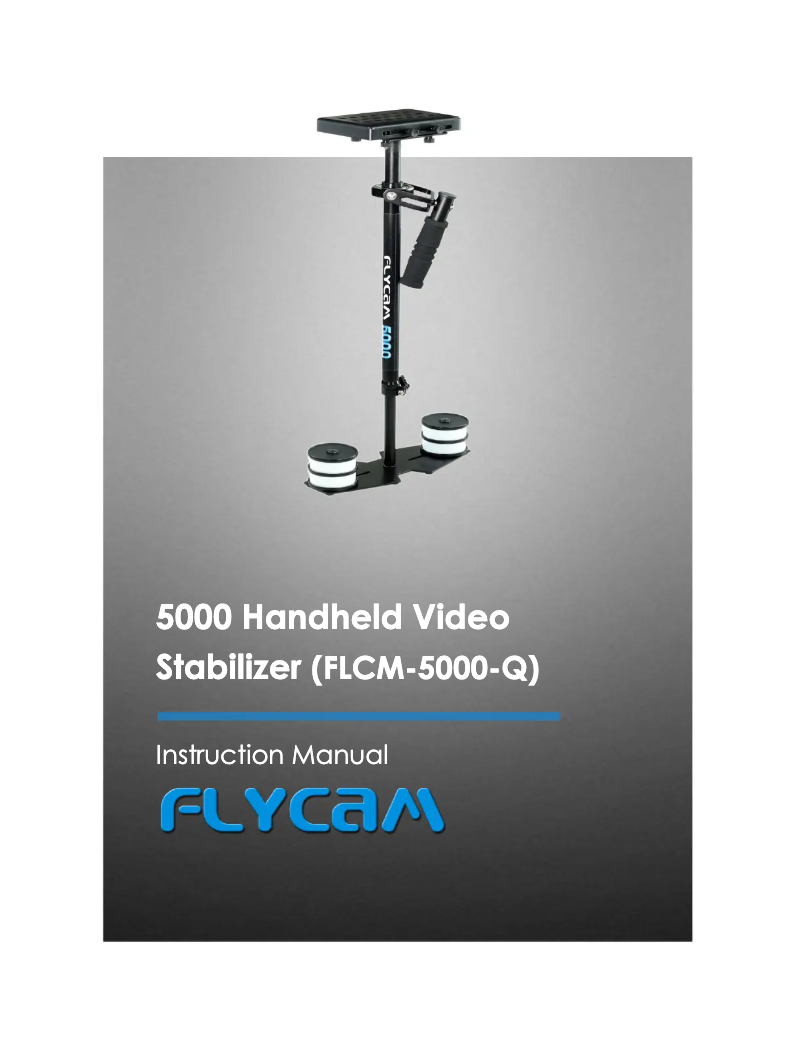 Page 1 de la notice Manuel utilisateur Flycam FLCM-5000-Q