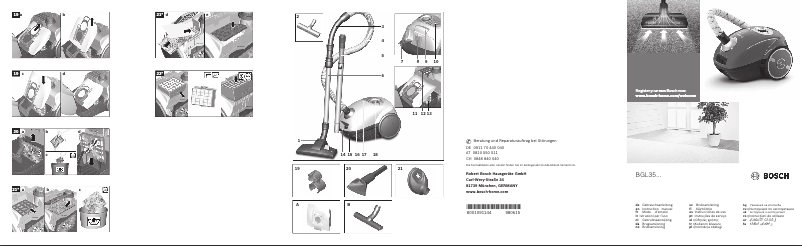 Image de la première page du manuel de l'appareil BGL35MON12
