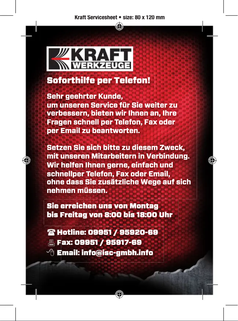 Page 1 de la notice Manuel utilisateur Kraft K-AS 36
