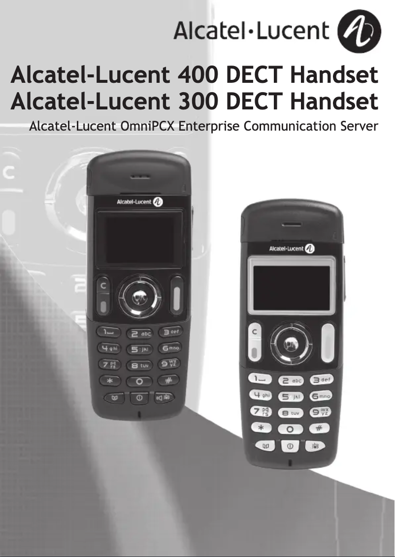 Page 1 de la notice Manuel utilisateur Alcatel 300 DECT Handset