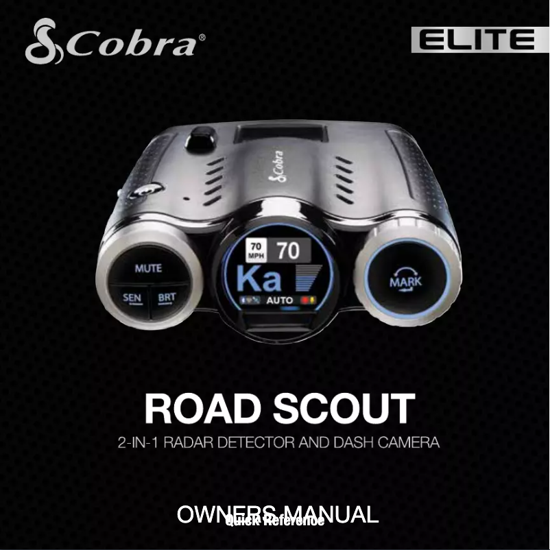 Página 1 del manual Manual de usuario Cobra Road Scout