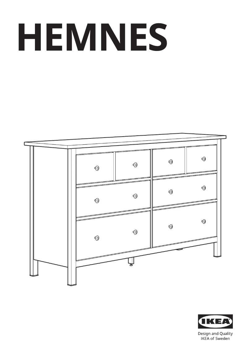 Página 1 del manual Manual de usuario Ikea HEMNES 105.761.91