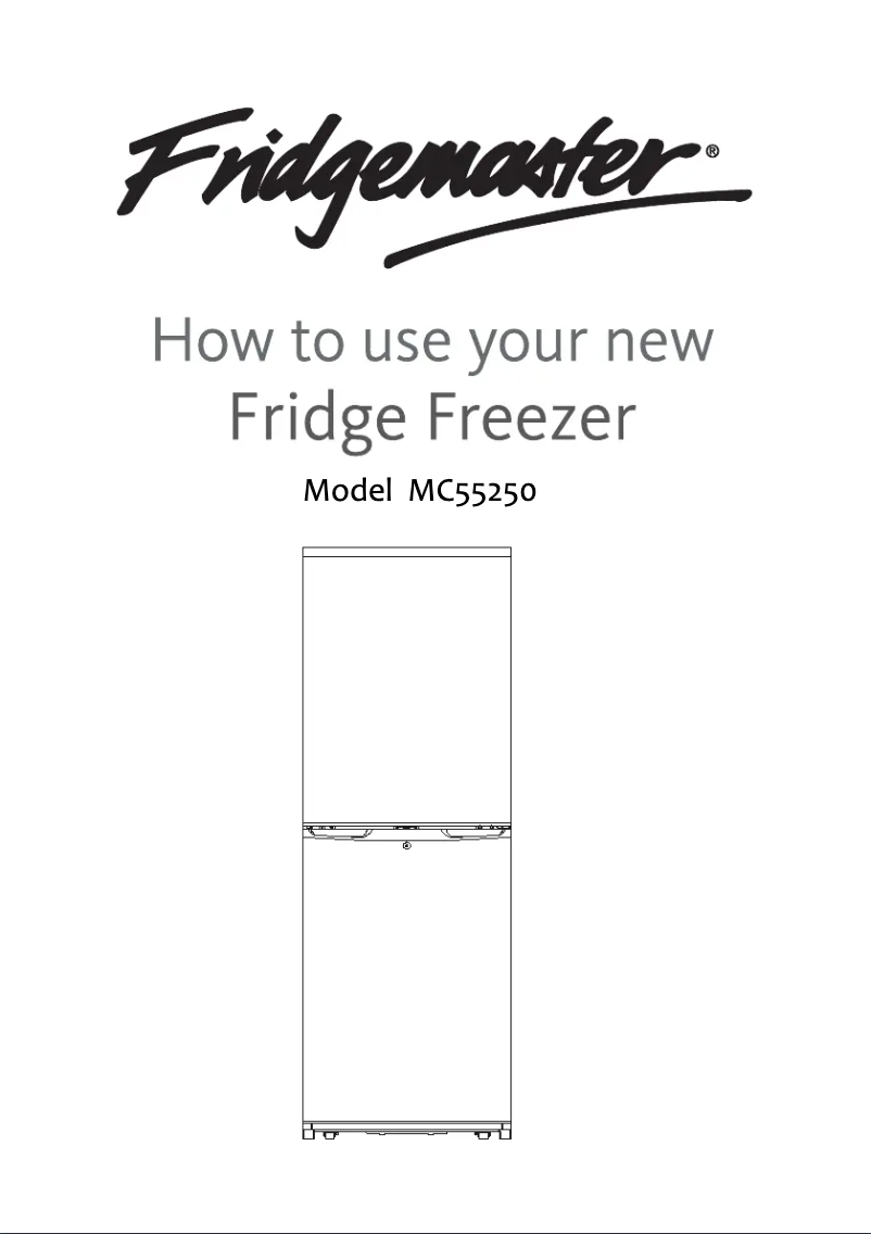 Image de la première page du manuel de l'appareil MC55250