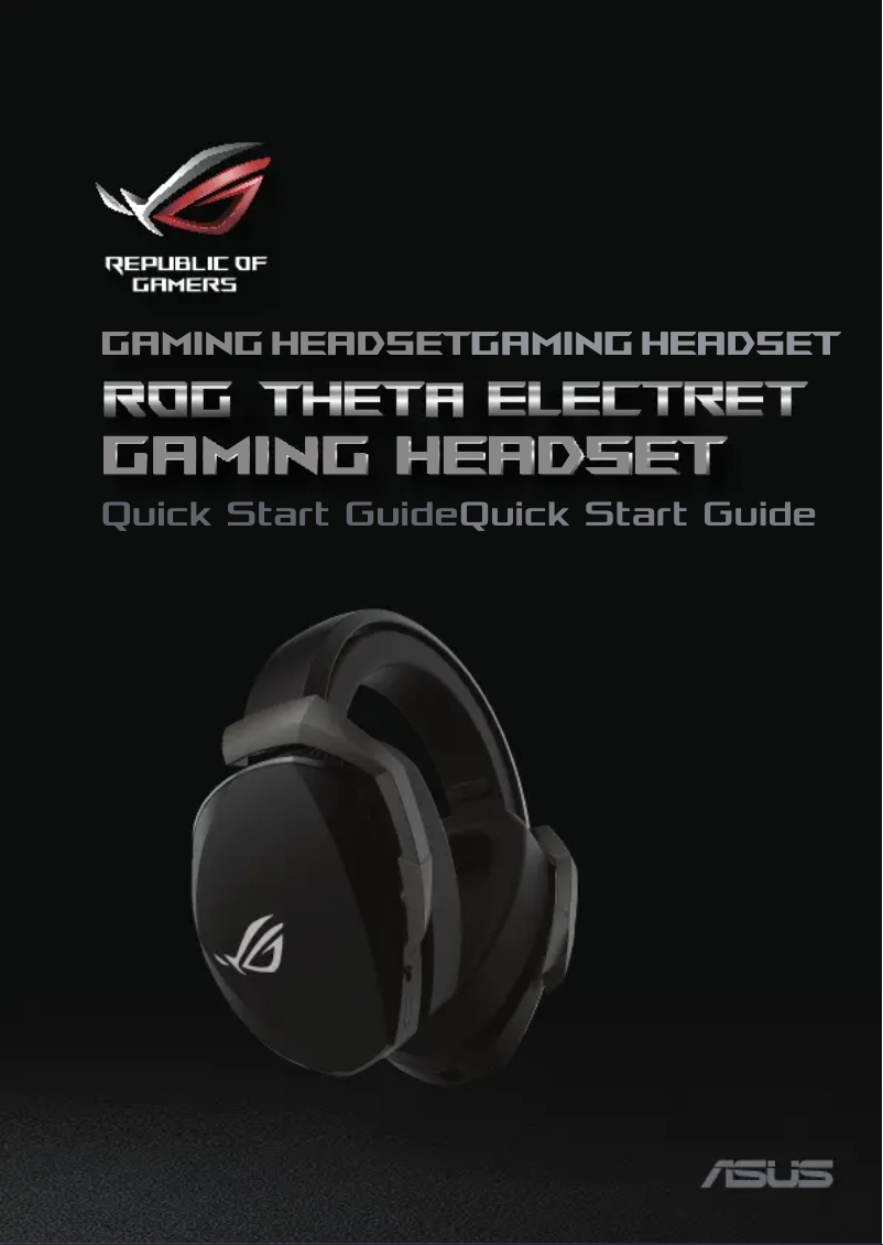 Page n°1 - Manuel utilisateur Asus ROG Theta Electret