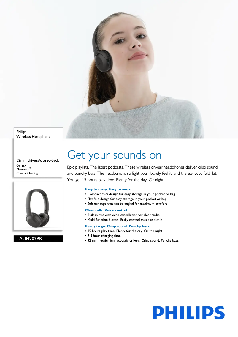 Image de la première page du manuel de l'appareil UpBeat UH202