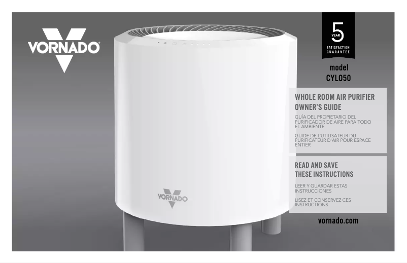 Página 1 del manual Manual de usuario Vornado CYLO50