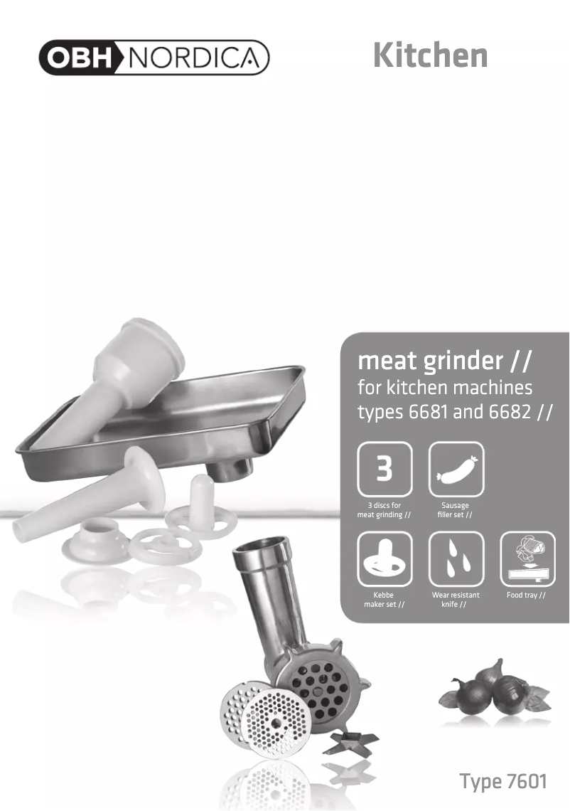 Image de la première page du manuel de l'appareil 7601