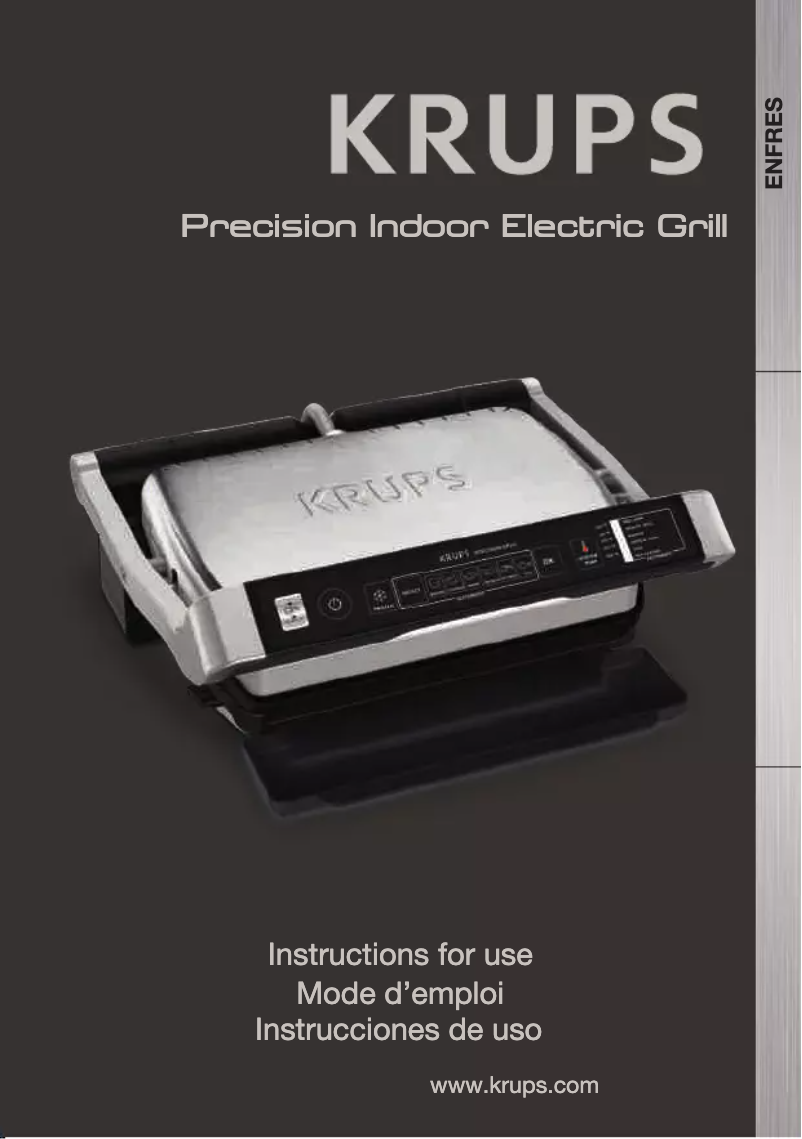 Page 1 de la notice Manuel utilisateur Krups Precision MG705