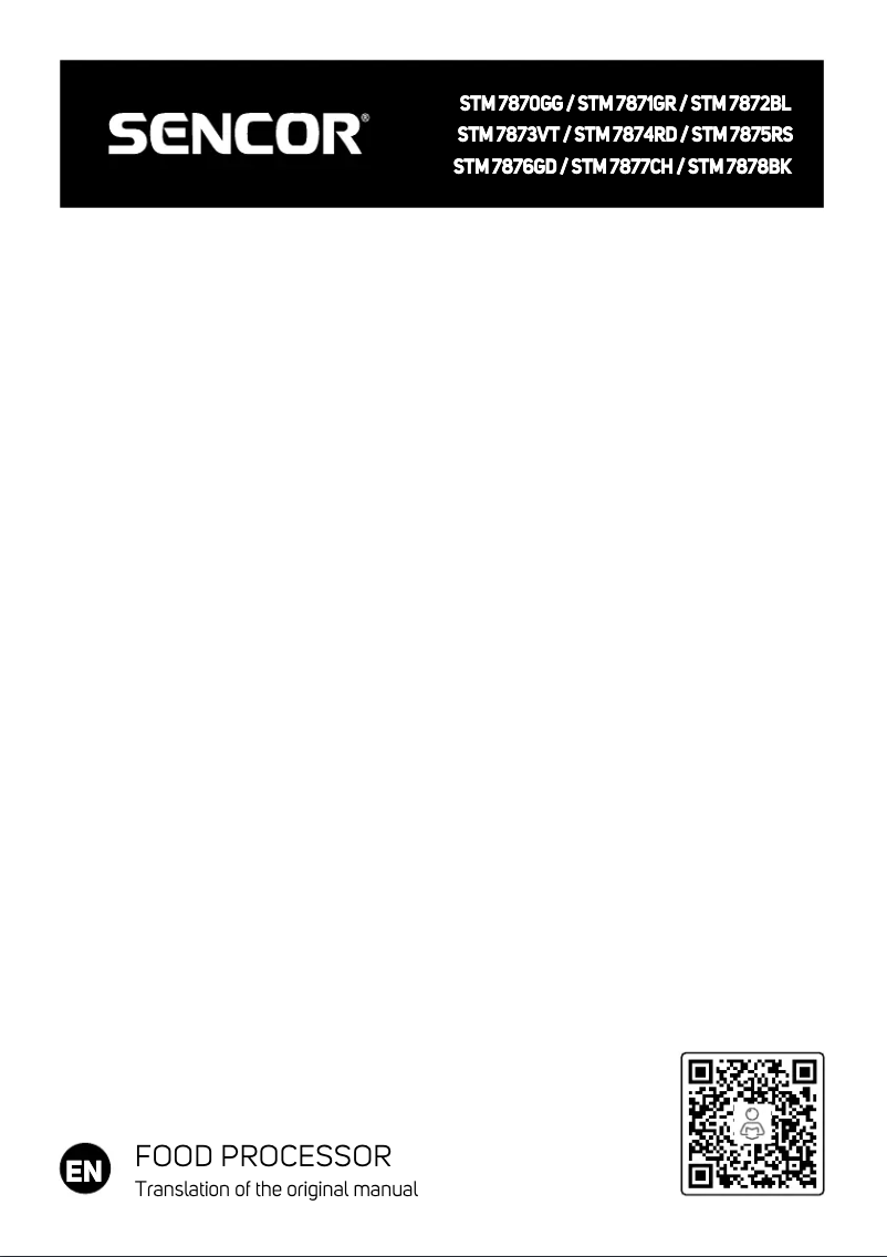 Page n°1 - Manuel utilisateur Sencor STM 7876GD