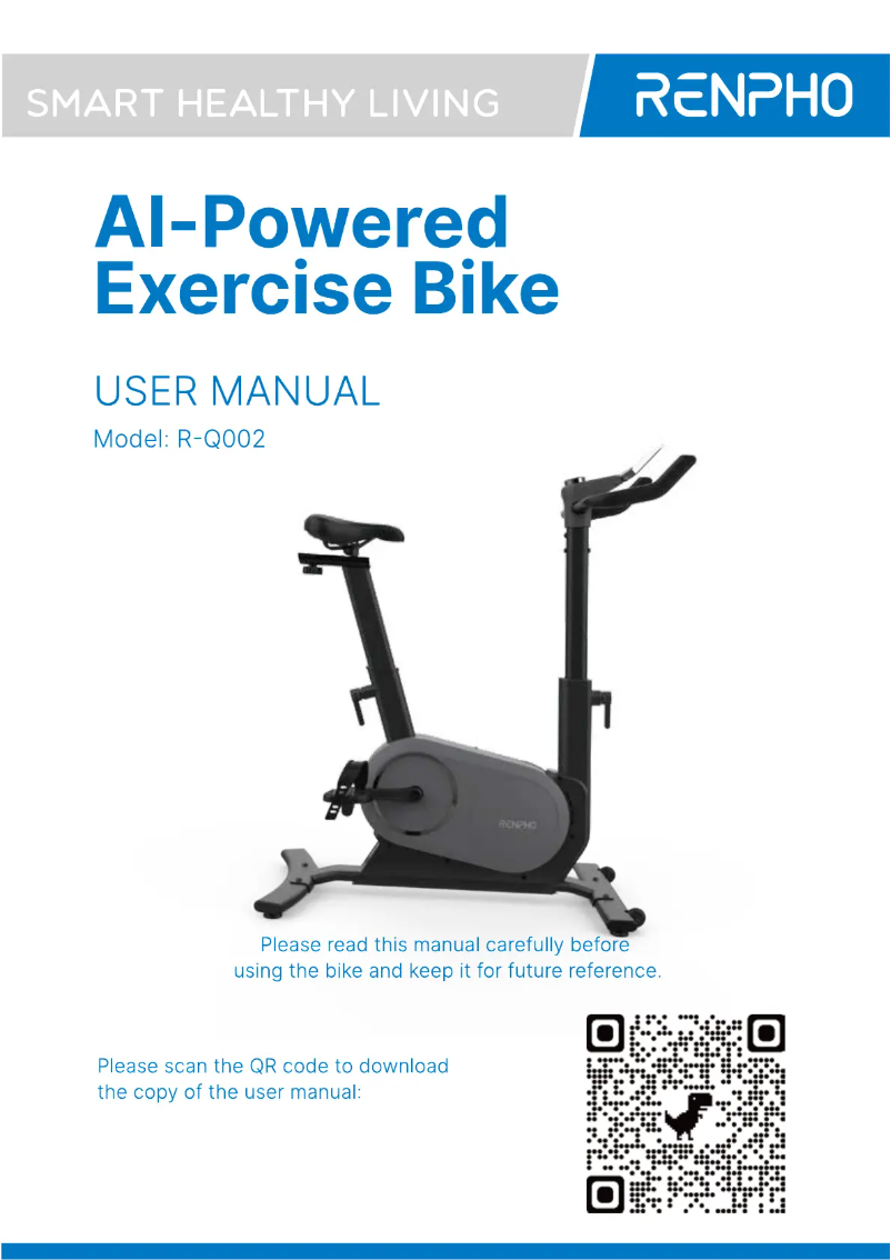 Image de la première page du manuel de l'appareil R-Q002