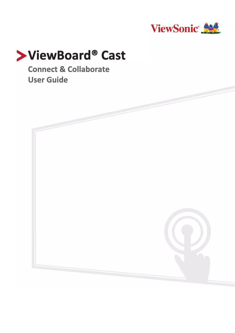 Page n°1 - Manuel utilisateur Viewsonic VPC15-WP-3