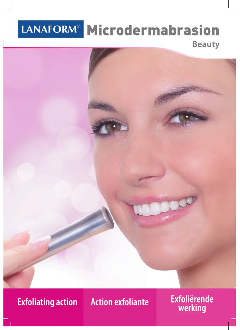 Page 1 of the manual User Manual Lanaform Microdermabrasion