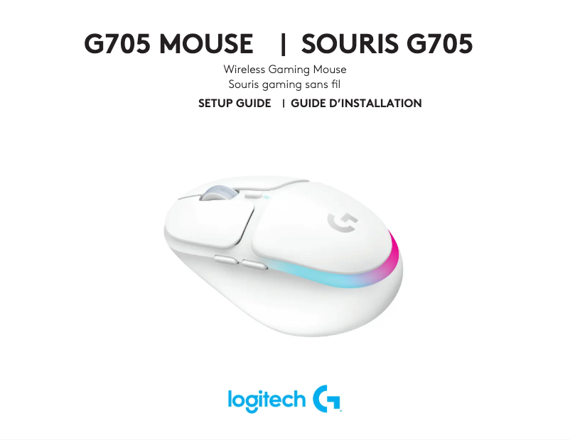 Page n°1 - Manuel utilisateur Logitech G705