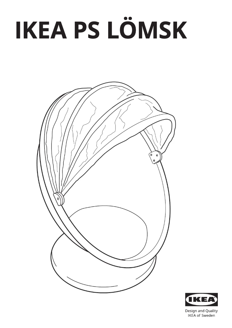 Page 1 de la notice Manuel utilisateur Ikea PS LÖMSK 904.071.37