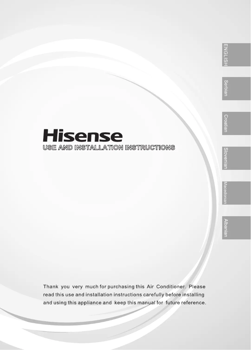 Page n°1 - Manuel utilisateur Hisense KA35XR0EG