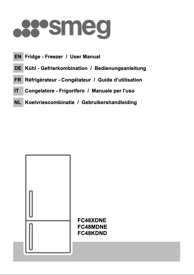 Page 1 de la notice Manuel utilisateur Smeg FC48KDND