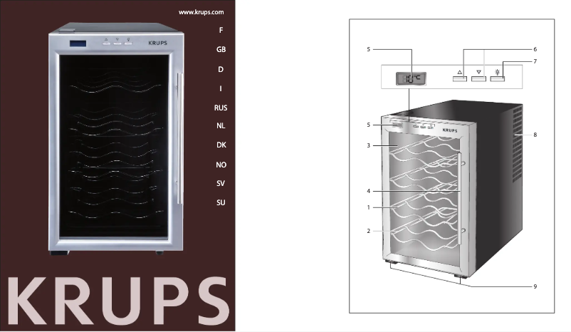 Page n°1 - Manuel utilisateur Krups JC1008