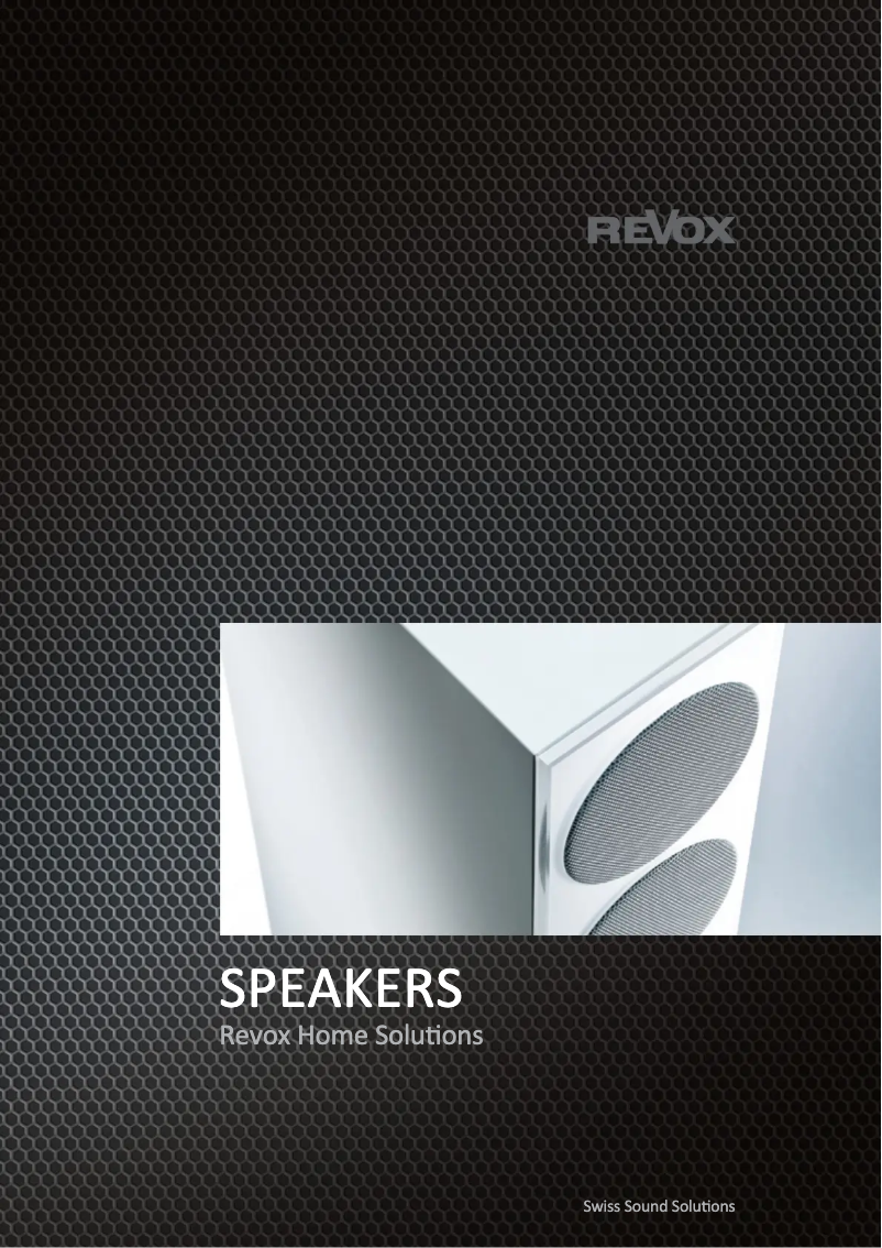 Page 1 de la notice Brochure Revox Prestige G140