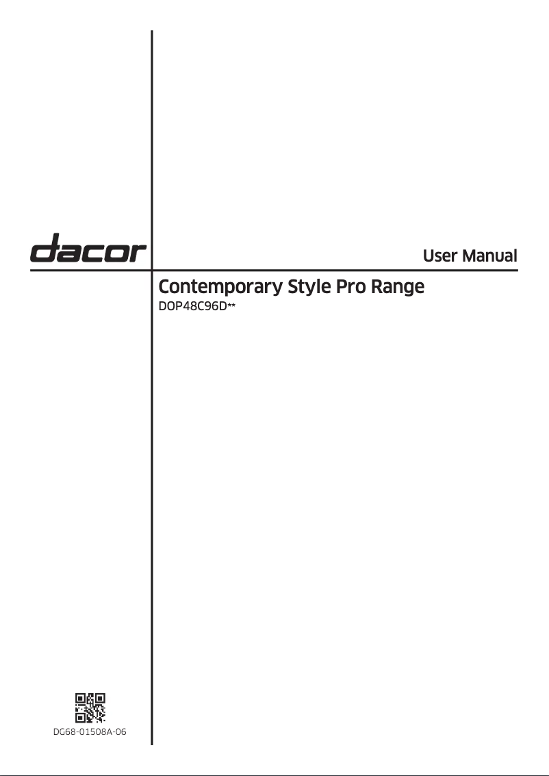 Image de la première page du manuel de l'appareil DOP48C96DLS