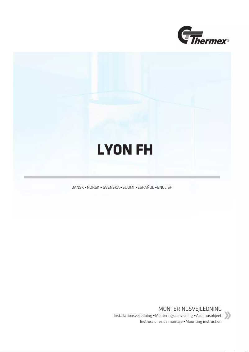 Page 1 de la notice Guide d'installation Thermex Lyon