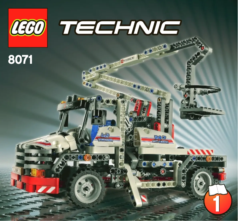 Page n°1 - Consignes visuelles Lego Technic 8071