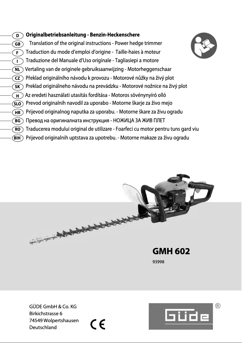 Image de la première page du manuel de l'appareil GMH 602