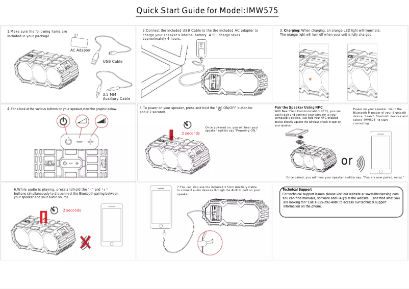 Page n°1 - Manuel utilisateur Altec Lansing LIFEJACKET 2