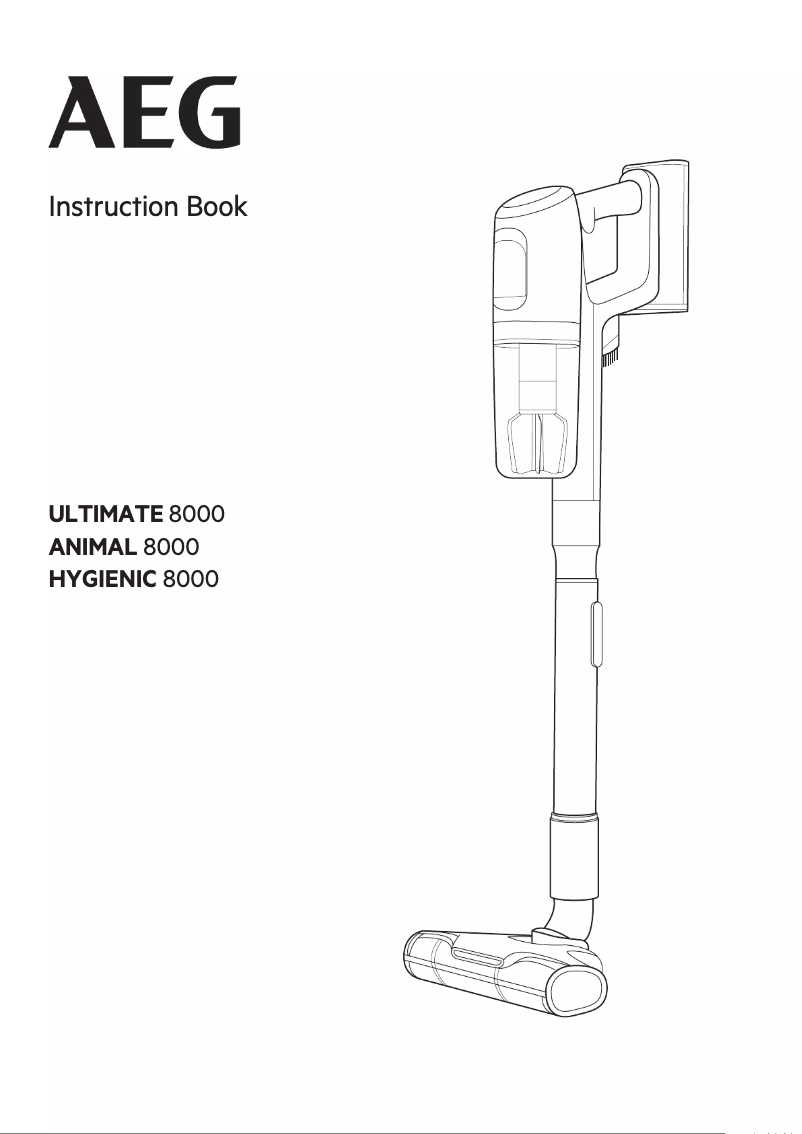 Page n°1 - Manuel utilisateur AEG Ultimate 8000
